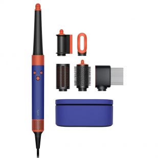 Стайлер Dyson HS08 Airwrap Complete Long Vinca Blue/Topaz Orange + бокс чехол