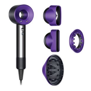 Фен Dyson Supersonic + 4 насадки + чехол (пурпурный)