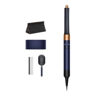 Стайлер Dyson Airwrap Complete с 8-ю насадками + расчески + набор фирменных чехлов для длинных волос (берлинская лазурь/медь)
