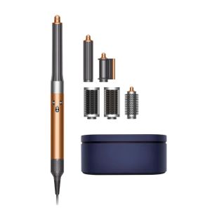 Стайлер Dyson Airwrap HS05 Complete Long с 6-ю насадками + бокс-чехол (насыщенная медь/яркий никель)