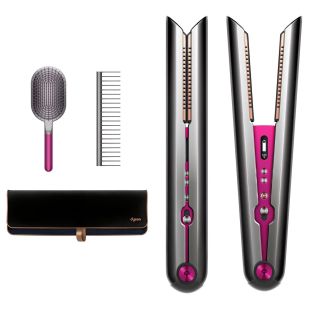 Выпрямитель Dyson Corrale + фирменный чехол + набор расчесок (никель/фуксия)