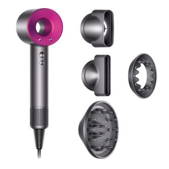 Фен Dyson Supersonic + 4 насадки + чехол (фуксия)