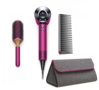 Фен Dyson Supersonic HD03 с чехлом и 4-мя насадками (сирень)
