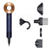 Фен Dyson Supersonic HD07 синий медный с 5 насадками и дорожным чехлом