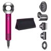 Фен Dyson Supersonic HD07 с 5 насадками + дорожный чехол (фуксия/яркий никель)