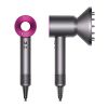 Фен Dyson Supersonic HD03 с 4 насадками + дорожный чехол и расчески (фуксия)