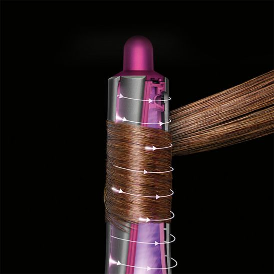 Стайлер Dyson Airwrap объем и форма с 5-ю насадками (фуксия)