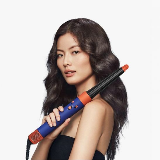 Стайлер Dyson HS08 Airwrap Complete Long Vinca Blue/Topaz Orange + бокс чехол