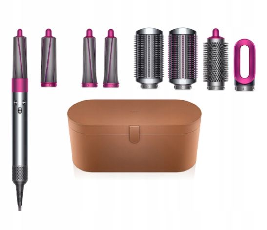 Стайлер Dyson Airwrap c 8-ю насадками + чехол (фуксия)