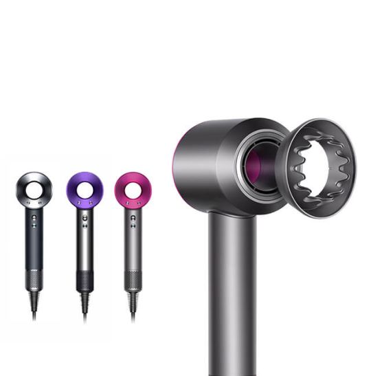 Фен Dyson Supersonic + 4 насадки + чехол (пурпурный)