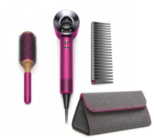 Фен Dyson Supersonic HD03 с чехлом и 4-мя насадками (сирень)