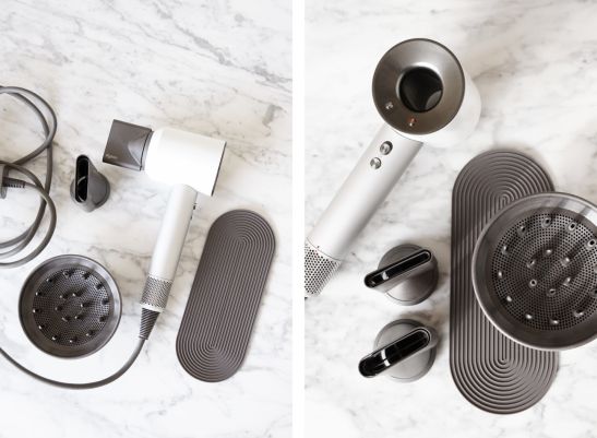 Фен Dyson Supersonic + 3 насадки + чехол (белый)