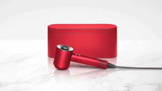 Фен Dyson Supersonic HD07 (красный/серебристый)