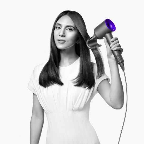 Фен Dyson Supersonic HD07 синий медный с 5 насадками и дорожным чехлом