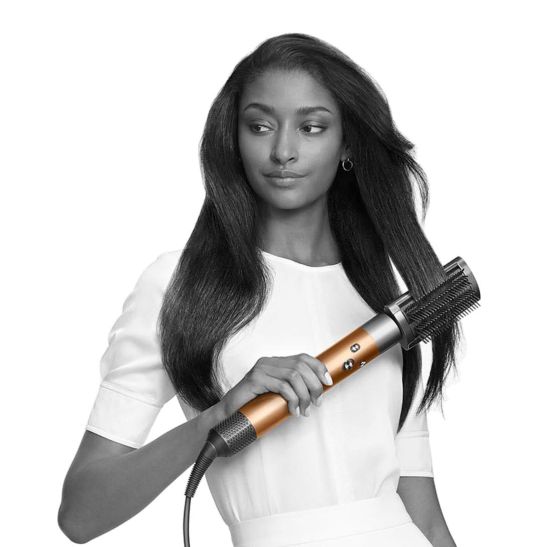 Стайлер Dyson Airwrap Complete с 8-ю насадками + расчески + набор фирменных чехлов для длинных волос (берлинская лазурь/медь)