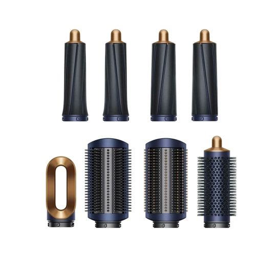 Стайлер Dyson Airwrap Complete с 8-ю насадками + набор фирменных чехлов (берлинская лазурь/медь)