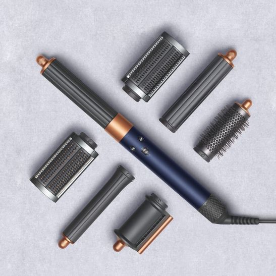 Стайлер Dyson Airwrap HS05 Complete Long с 6-ю насадками + бокс-чехол (берлинская лазурь/медь)