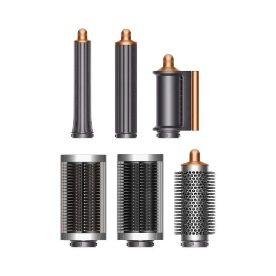 Стайлер Dyson Airwrap HS05 Complete Long с 6-ю насадками + бокс-чехол (насыщенная медь/яркий никель)