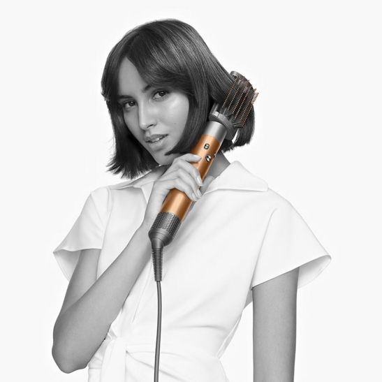 Стайлер Dyson Airwrap HS05 Complete Long с 6-ю насадками + бокс-чехол (насыщенная медь/яркий никель)