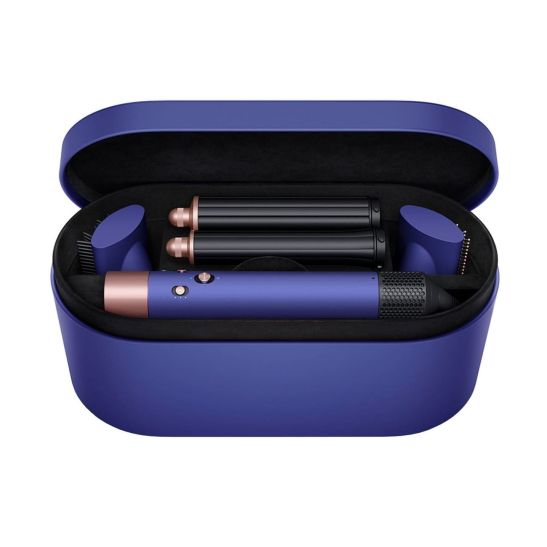 Стайлер Dyson Airwrap Complete Long с с 6-ю насадками + расчески + набор фирменных чехлов (Vinca blue Rosé)