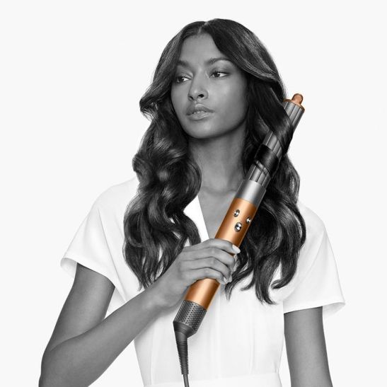 Стайлер Dyson Airwrap Complete Long с с 6-ю насадками + расчески + набор фирменных чехлов (Vinca blue Rosé)