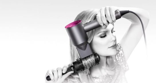 Фен Dyson Supersonic + 3 насадки (фуксия)