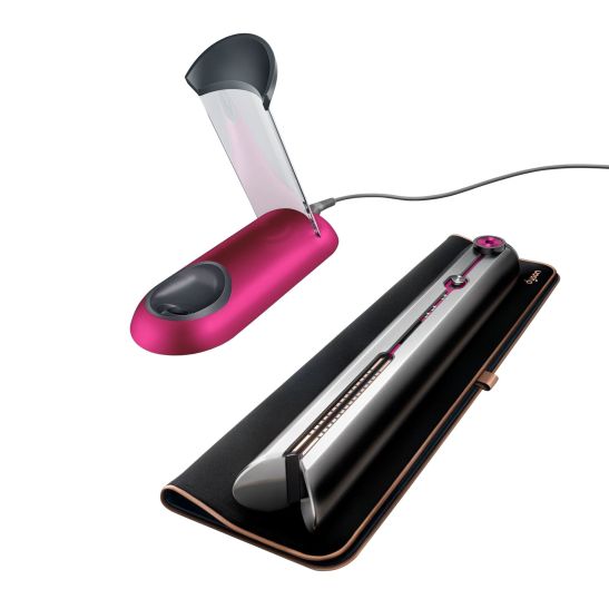 Выпрямитель Dyson Corrale + фирменный чехол + набор расчесок (никель/фуксия)