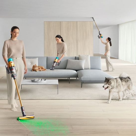 Пылесос ручной (handstick) Dyson V15 Detect Absolute Yellow/Nickel