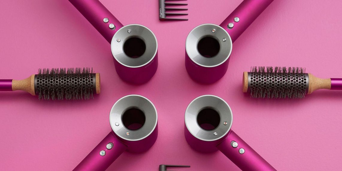 Цветовая палитра аксессуаров для волос Dyson